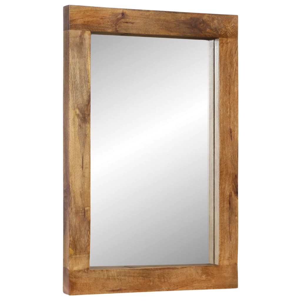 Miroir Vidaxl 70x50 cm en bois et verre massif