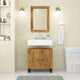 Miroir Vidaxl 70x50 cm en bois et verre massif