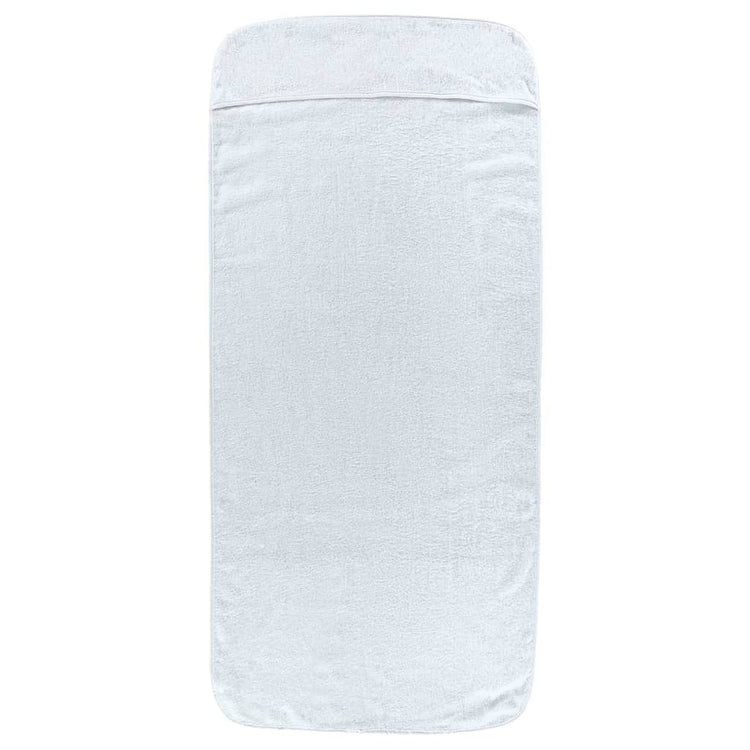 Serviettes de brin de vidaxl 2 pcs 400 g m² 75x200 cm tissu blanc