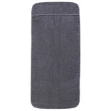 Serviettes de brin de vidaxl 2 pcs 400 g m² 75x200 cm en tissu anthracite -colored - afbeelding 3