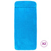 Serviettes de brin de vidaxl 2 pcs 400 g m² 60x135 cm TURQUISE