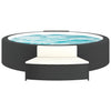 Bancs de spa Vidaxl avec oreillers 2 St Poly Rattan Black