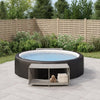 Vidaxl Storage Scores 2 St Poly Rattan Gray