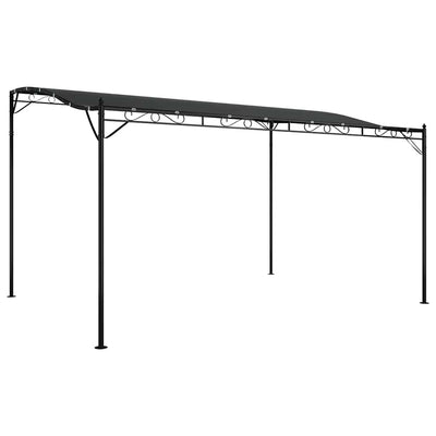 Vidaxl Luifel 4x3 m 180 g m² Tissu et anthracite en acier -colore