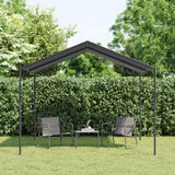 Vidaxl Garden Pavilion 3x3 m en acier et en tissu anthracite -colored - afbeelding 1