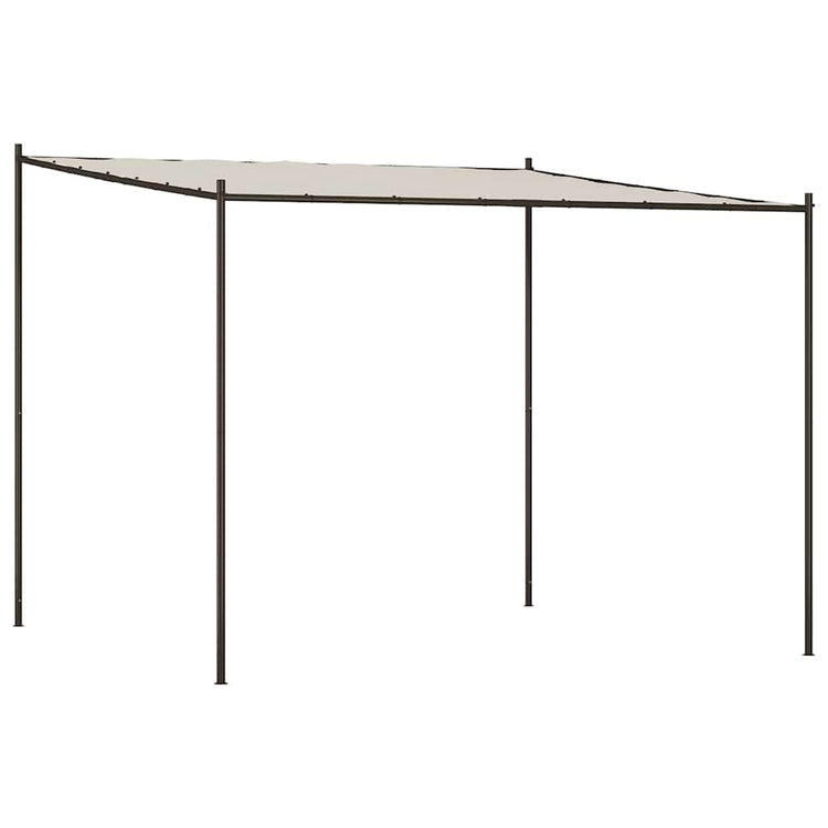 Vidaxl Arbor 3x3 m 180 g m² tissu et acier blanc