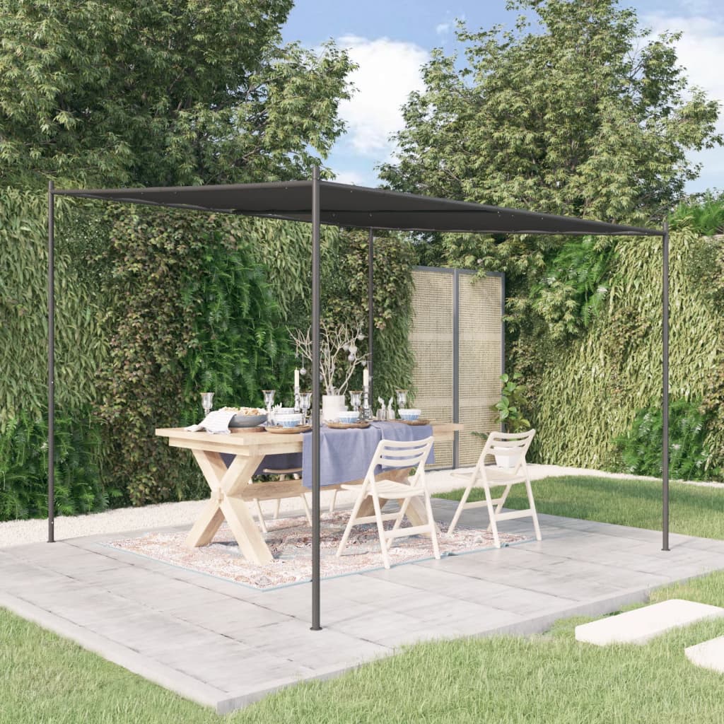 Vidaxl Arbor 3x3 m 180 g m² Tissu et anthracite en acier -colore