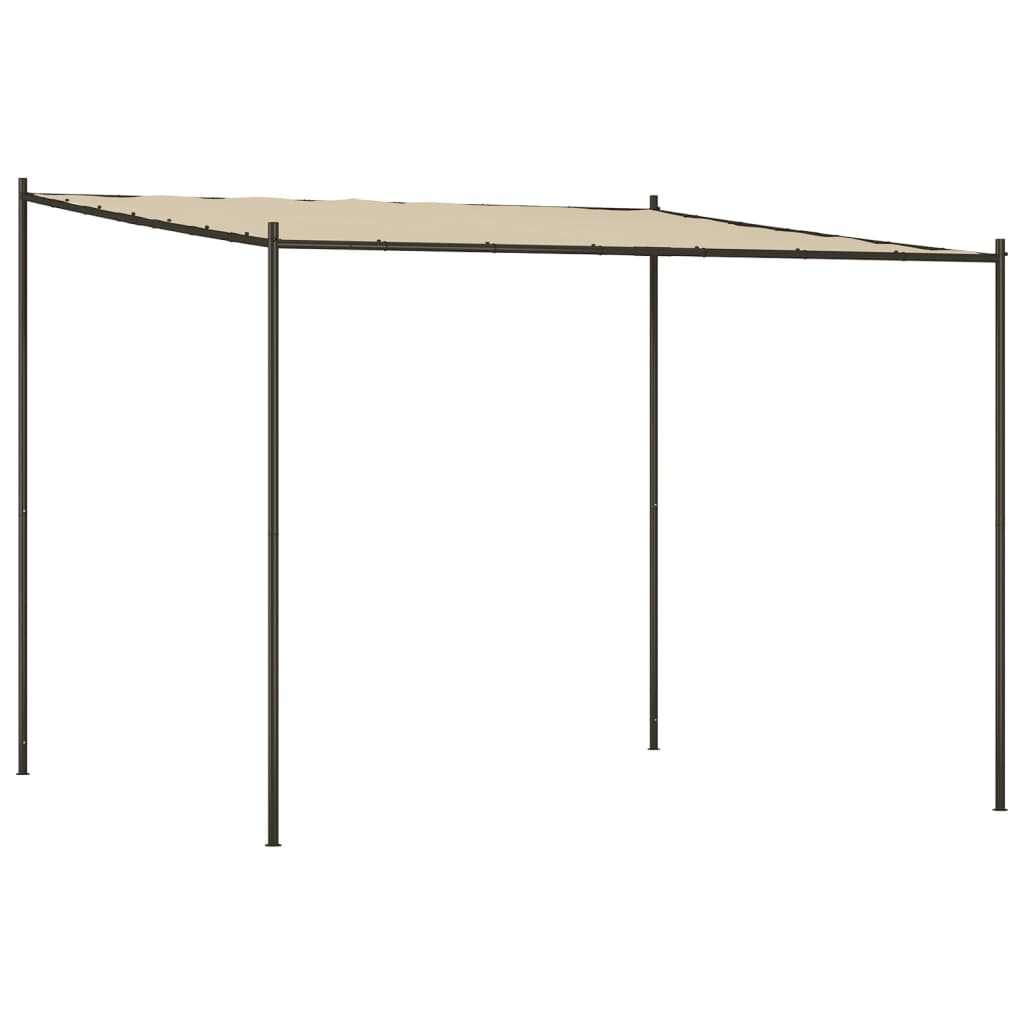 Vidaxl Arbor 3x3 m 180 g m² tissu et beige en acier
