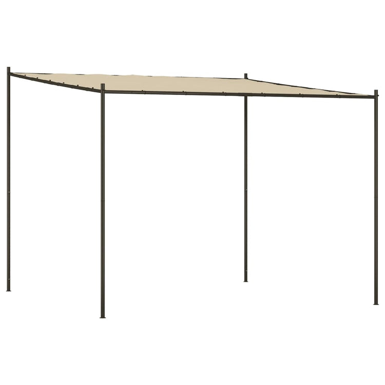 Vidaxl Arbor 3x3 m 180 g m² tissu et beige en acier