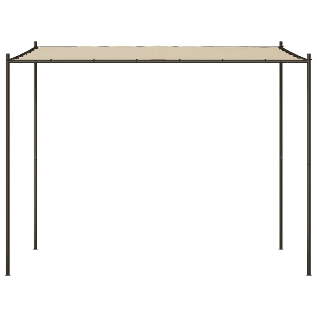 Vidaxl Arbor 3x3 m 180 g m² tissu et beige en acier
