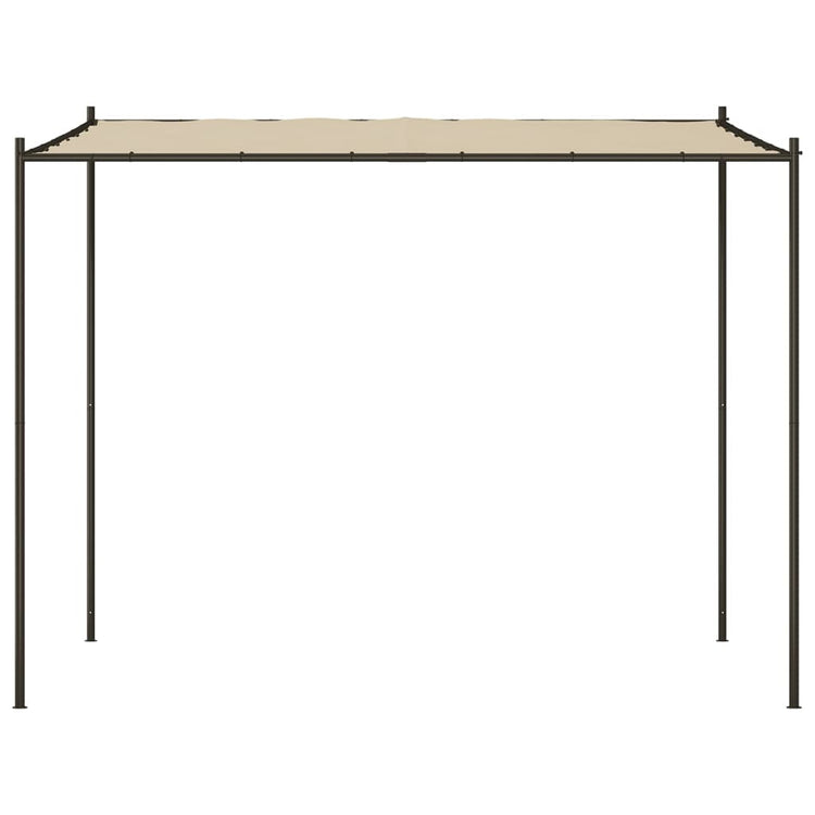 Vidaxl Arbor 3x3 m 180 g m² tissu et beige en acier