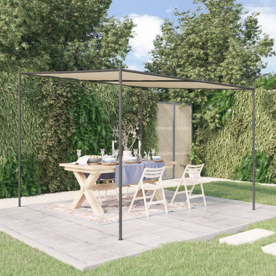 Vidaxl Arbor 3x3 m 180 g m² tissu et beige en acier