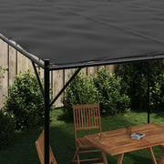 Vidaxl Arbor 4x4 M 180 g m² Tissu et anthracite en acier -colore - afbeelding 3