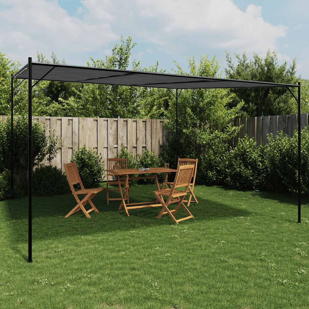 Vidaxl Arbor 4x4 M 180 g m² Tissu et anthracite en acier -colore