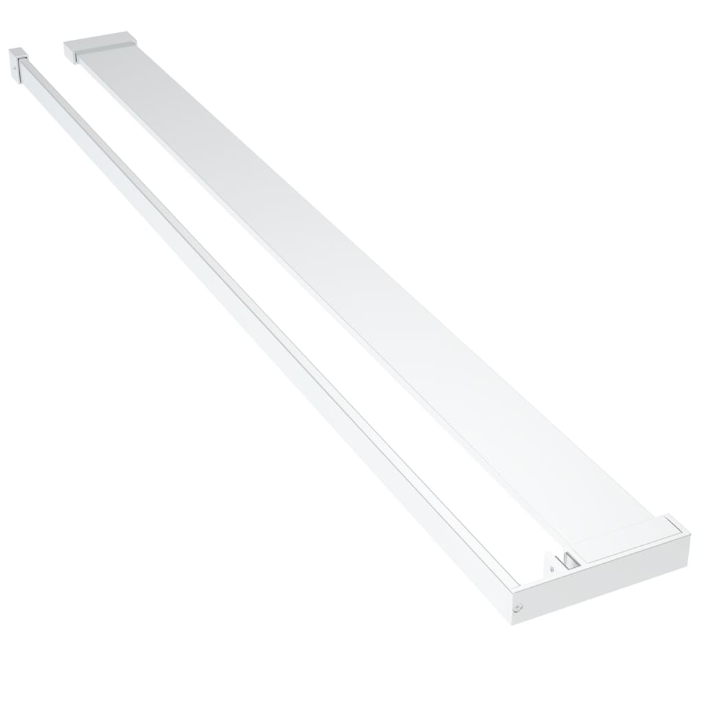 Vidaxl Walkschep pour Walk -in Mur de douche 80 cm en aluminium chrome -colored