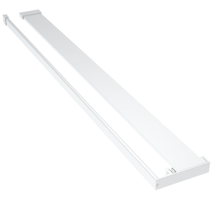 Vidaxl Walkschep pour Walk -in Mur de douche 80 cm en aluminium chrome -colored