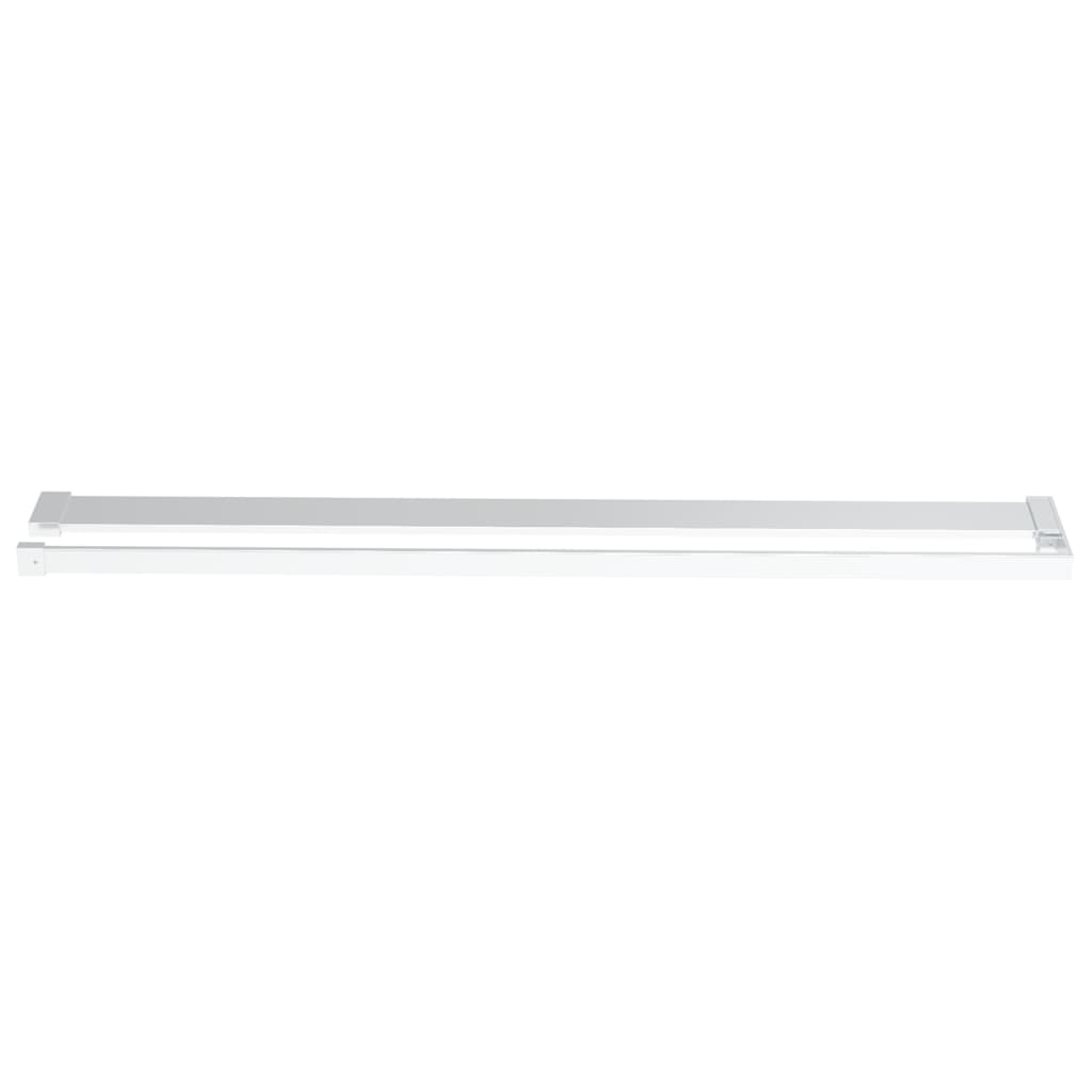 Vidaxl Walkschep pour Walk -in Mur de douche 80 cm en aluminium chrome -colored