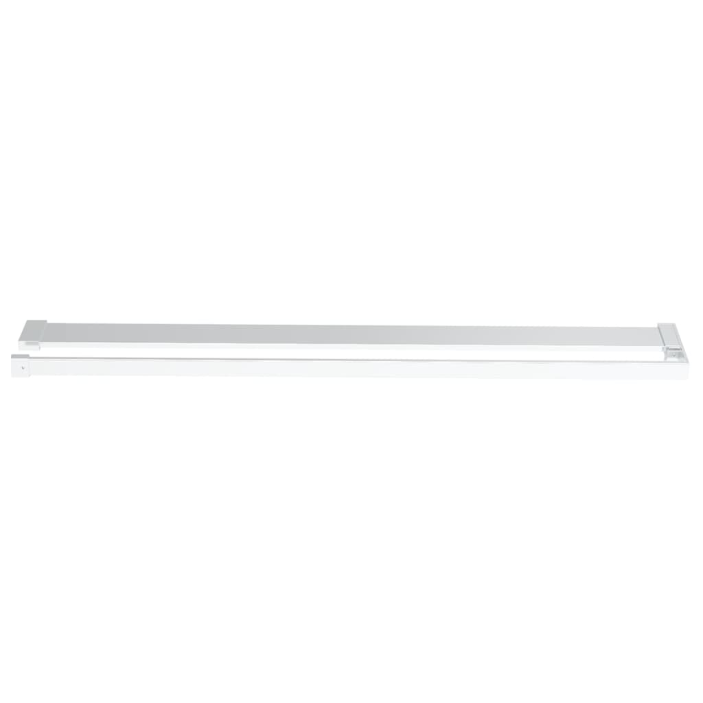 Vidaxl Walkschep pour Walk -in Mur de douche 90 cm en aluminium chrome -colored