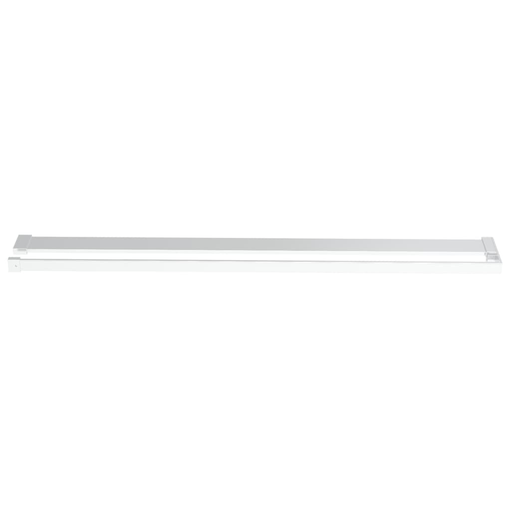 Vidaxl Walkschop pour la promenade -in Mur de douche 115 cm en aluminium chrome -colored