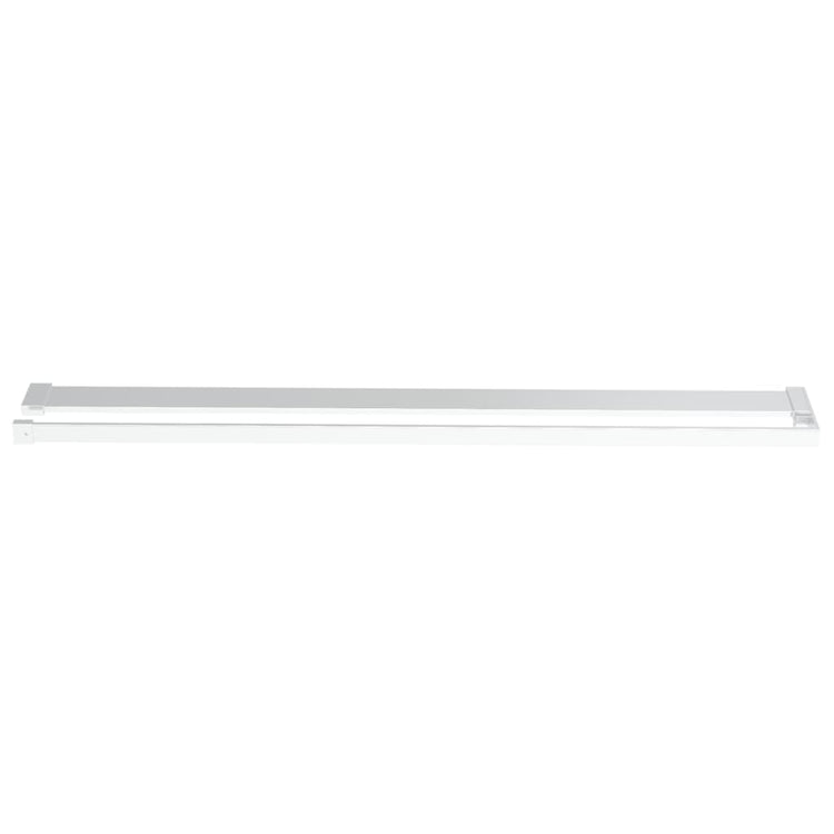 Vidaxl Walkschop pour la promenade -in Mur de douche 115 cm en aluminium chrome -colored