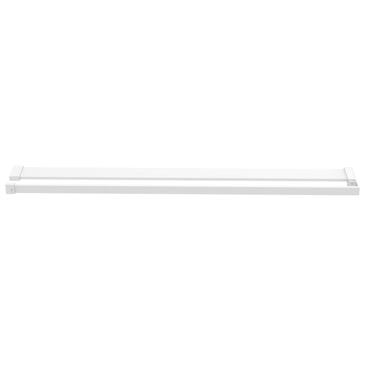 Vidaxl Walkschep pour la promenade -in Mur de douche 80 cm en aluminium blanc
