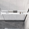 Vidaxl Walkschep pour la promenade -in Mur de douche 80 cm en aluminium blanc