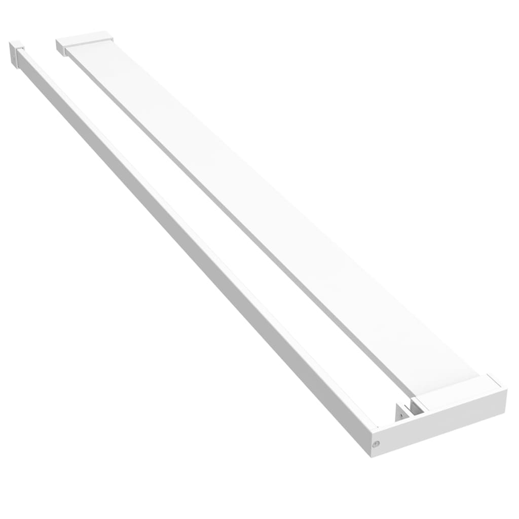 Vidaxl Walkschep pour Walk -in Mur de douche 90 cm Aluminium blanc