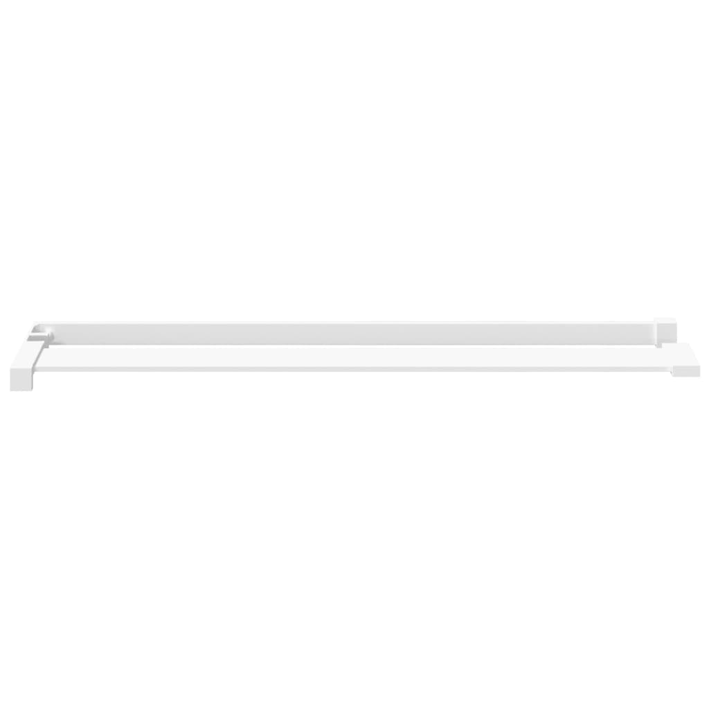 Vidaxl Walkschep pour Walk -in Mur de douche 90 cm Aluminium blanc