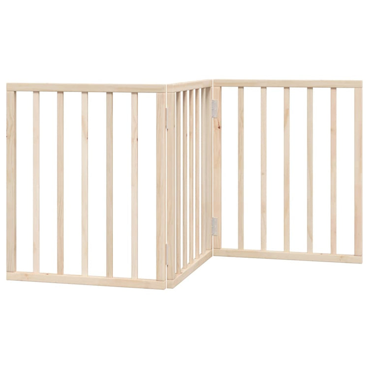 Vidaxx barrière pour chien pliable 3 panneaux 150 cm bois de peuplier