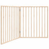 Vidaxl Dog Fence pliable 2 panneaux 160 cm Bois de peuplier