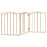 Vidaxl Dog Fence pliable 3 panneaux 150 cm Bois de peuplier - afbeelding 2