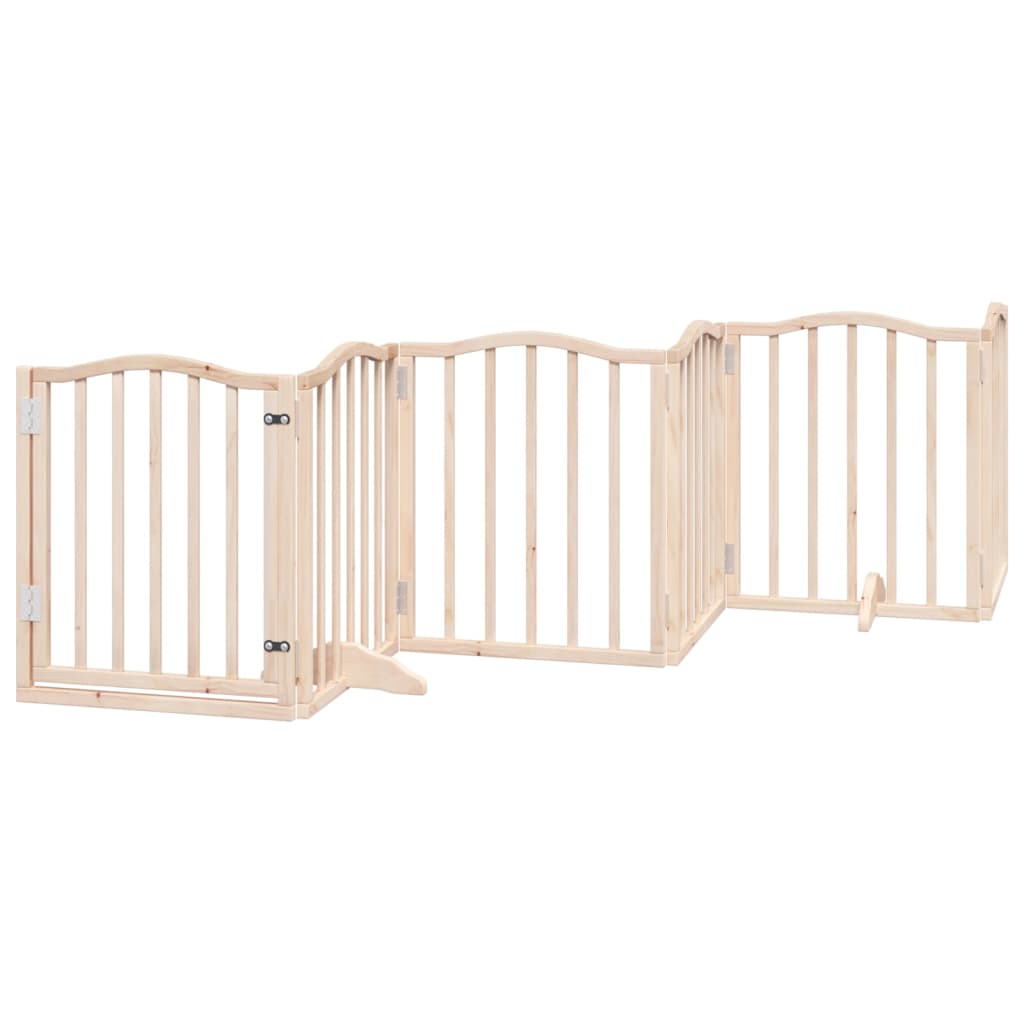 Vidaxx barrière pour chien pliable 6 panneaux 300 cm bois de peuplier
