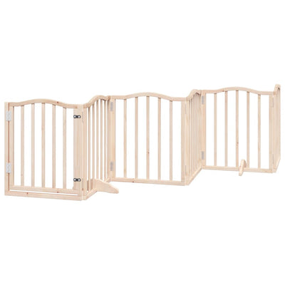 Vidaxx barrière pour chien pliable 6 panneaux 300 cm bois de peuplier