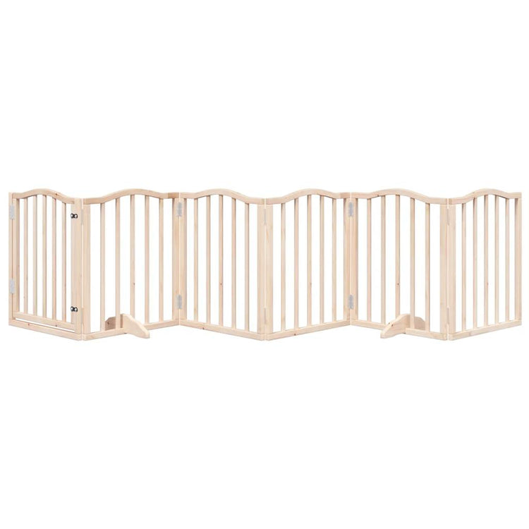 Vidaxx barrière pour chien pliable 6 panneaux 300 cm bois de peuplier