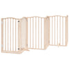 Fence de chien Vidaxl 6 panneaux 6 panneaux 300 cm Bois de peuplier