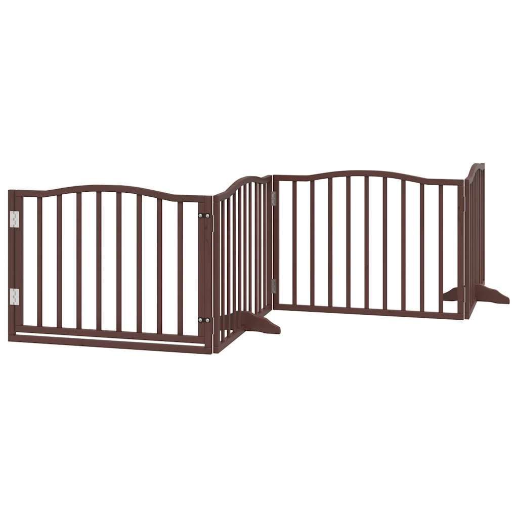 Fence de chien vidaxl pliant 4 panneaux