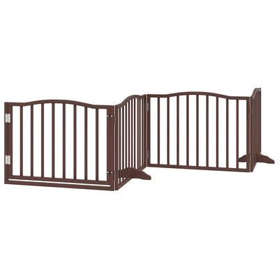 Fence de chien vidaxl pliant 4 panneaux