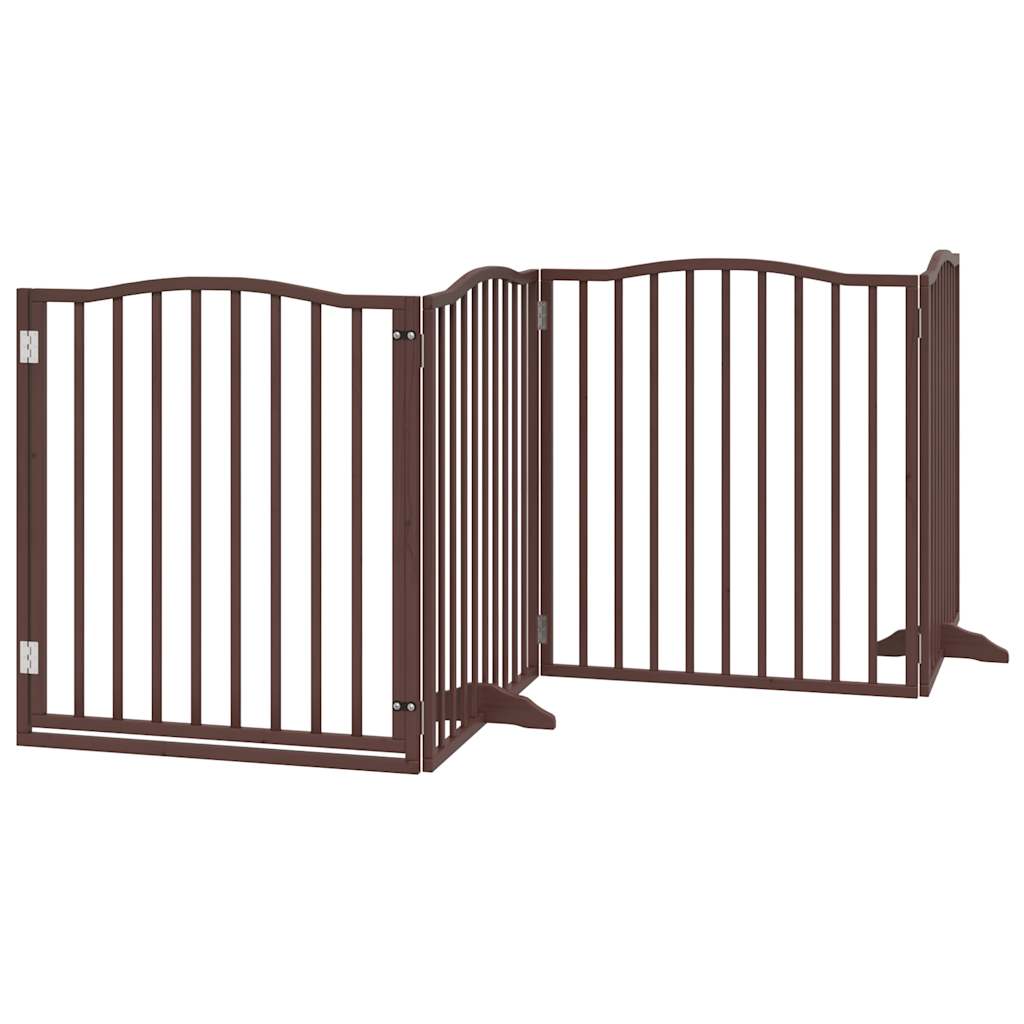 Fence de chien vidaxl pliant 4 panneaux