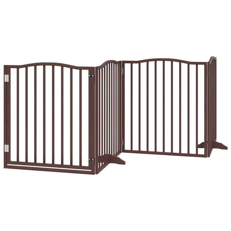 Fence de chien vidaxl pliant 4 panneaux