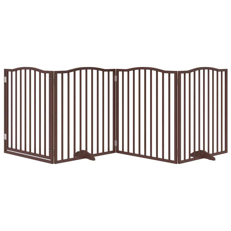 Fence de chien vidaxl pliant 4 panneaux
