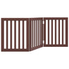 Vidaxl Dog Fence pliable 3 panneaux 150 cm Brow
