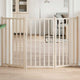 Vidaxl Dog Fence pliable 3 panneaux 150 cm Solid Pinewood