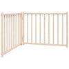 Vidaxl Dog Fence pliable 2 panneaux 160 cm Solid Pinewood