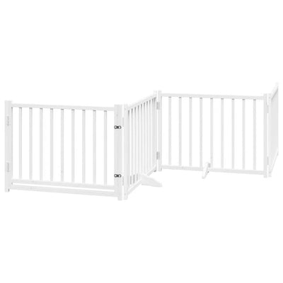 Fence de chien vidaxl pliable 4 panneaux 320 cm