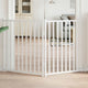 Fence de chien vidaxl pliant 2 panneaux 160 cm Pine solide blanc