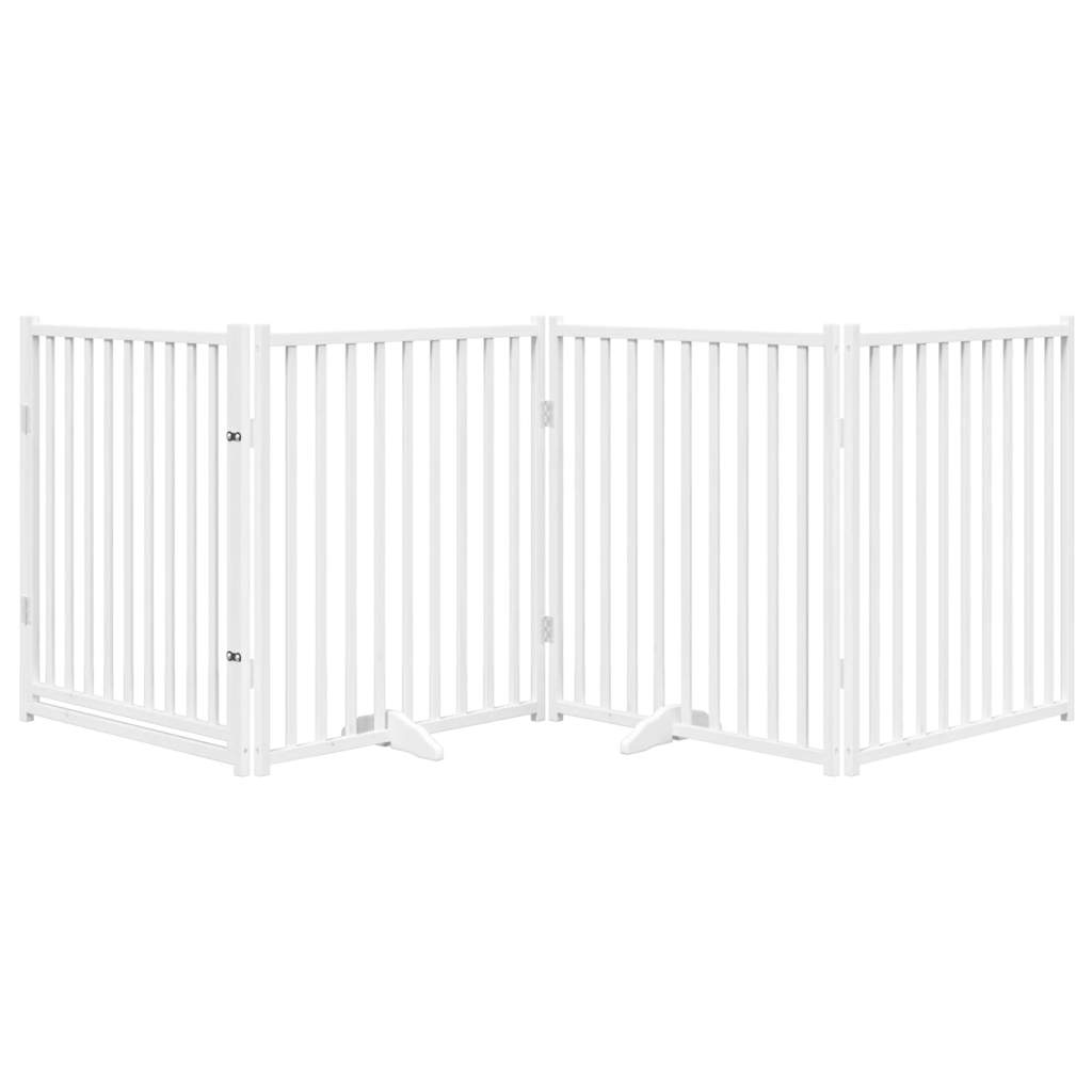 Fence de chien vidaxl pliable 4 panneaux 320 cm