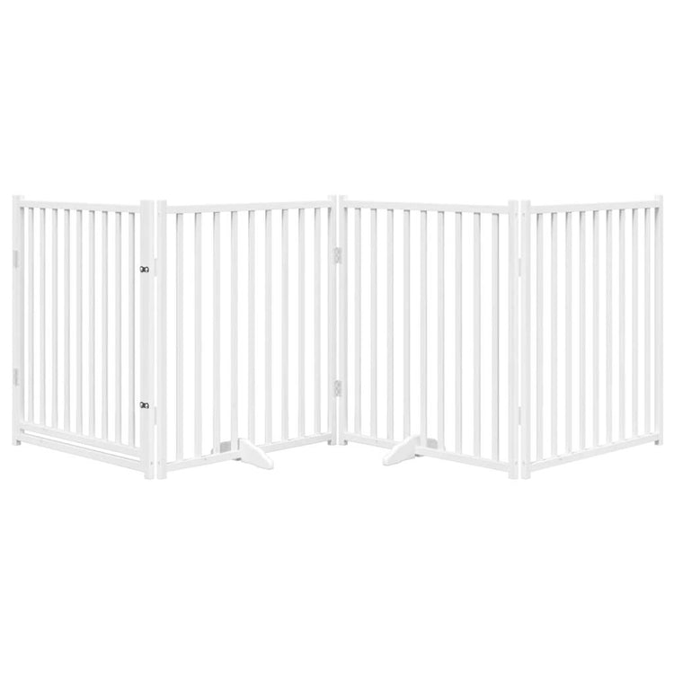 Fence de chien vidaxl pliable 4 panneaux 320 cm