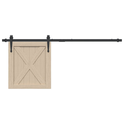 Ensemble de suspension Vidaxl pour Mini-Skiver Porte 122 cm en acier en carbone noir