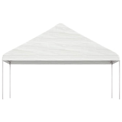 Tonnelle Vidaxx avec toit 5,88x2,23x3,75 m polyéthylène blanc