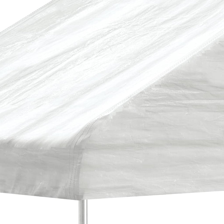 Tonnelle Vidaxx avec toit 5,88x2,23x3,75 m polyéthylène blanc